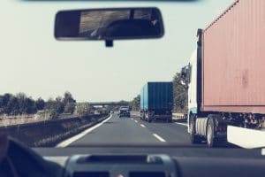 Lkw auf Straße